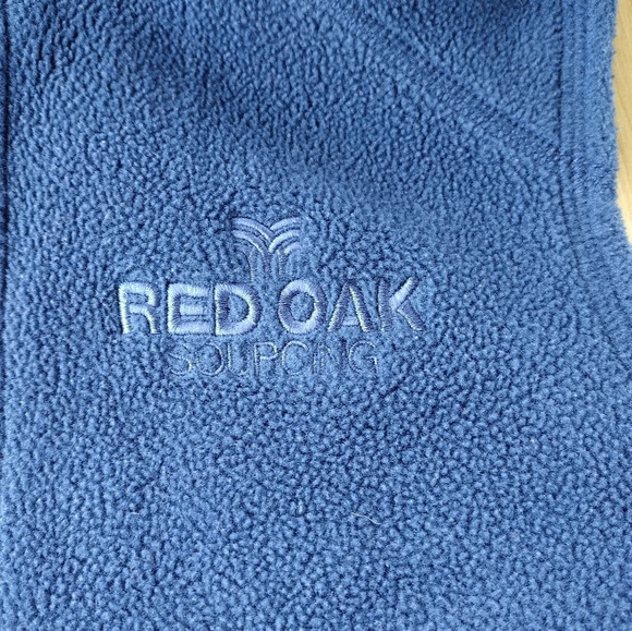 Patagonia Womens Vest Large Synchilla Blue Fleece 2 Pocket Full Zip 25905 LOGO - Picture 4 of 10